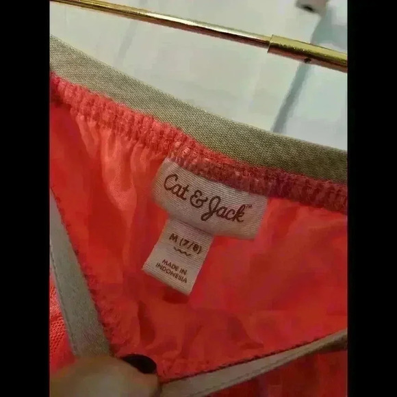 Chic Coral Tulle Midi Skirt - Girls 7/8 - Picture 4 of 7